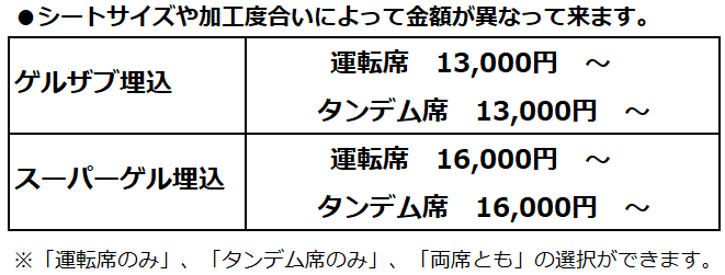 オプション料金3PC